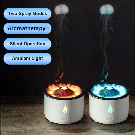 Jellyfish Air Flame Humidifier Diffuser