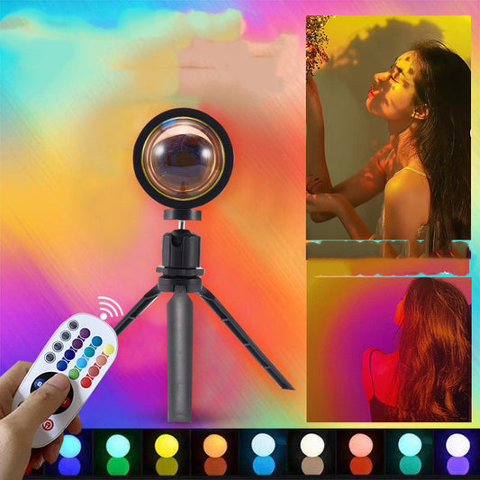 Sunset Lamp – Ambiance LED RGB Relaxante & Moderne